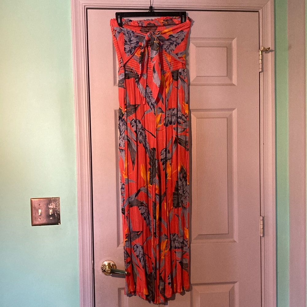 Size large tube top romper
